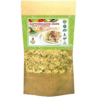 Картофельное пюре с жареным луком и сливками 130гр.